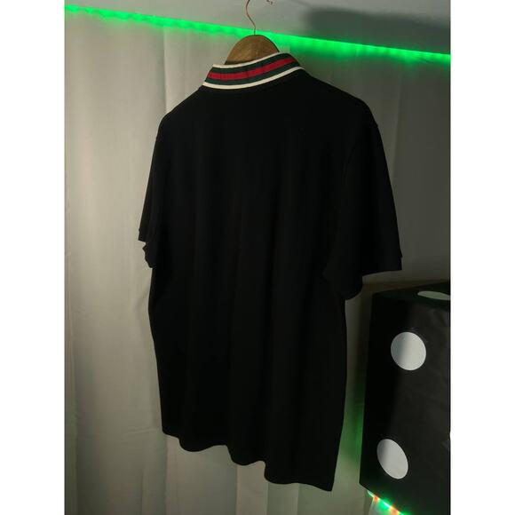 Gucci Stripe Short Sleeve Polo Shirt - Picture 2 of 10